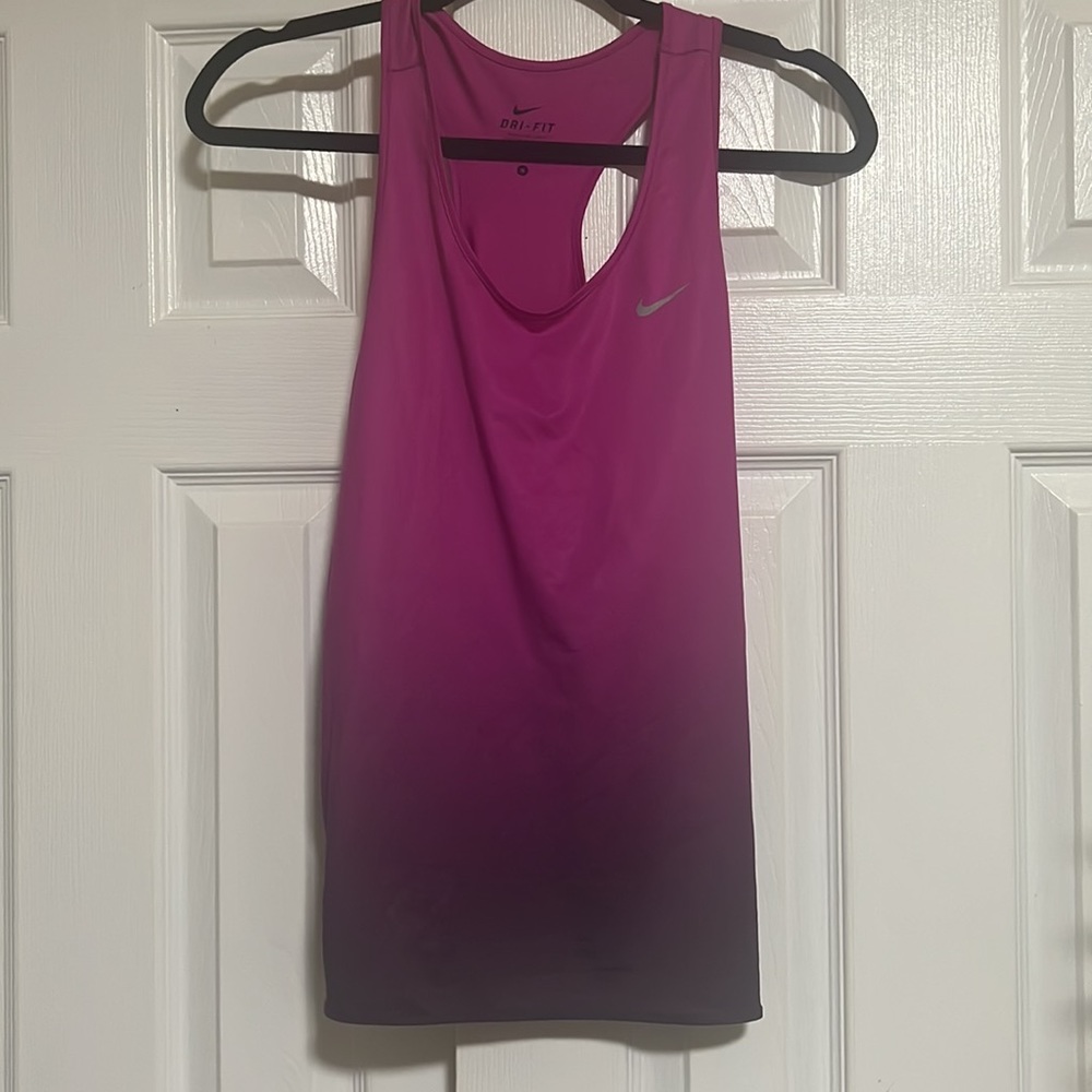 Nike Racerback Gradient Running Tank Top - Picture 2 of 7